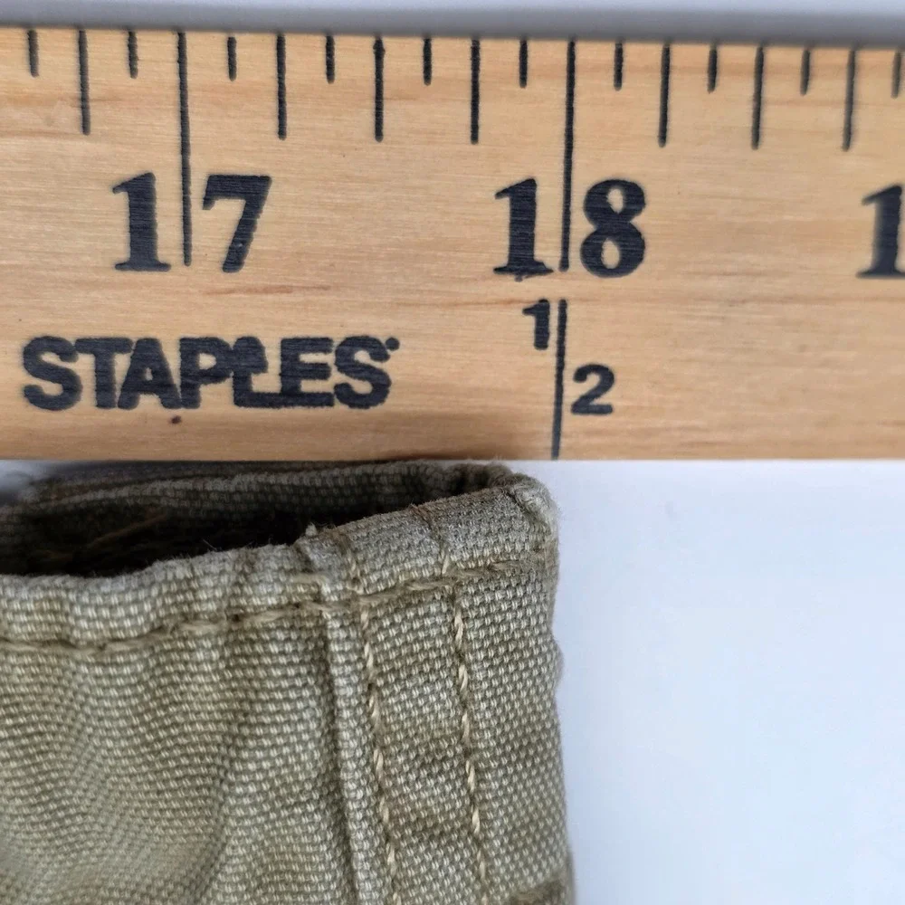 Wrangler Cargo Shorts Mens 38 Tan Khaki Cotton Canvas Utility NW941NM